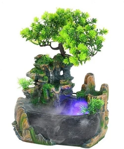 NEW Water Feature Fountain Indoor Home Water Fountain HOME Corded Electric - Picture 1 of 7