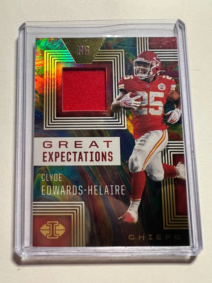 K13,260 - 2020 Illusions Great Expectations Relics #11 Clyde Edwards-Helaire - Image 1 of 1