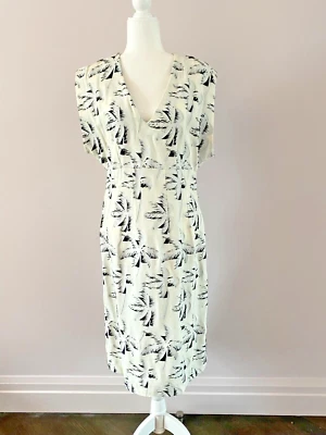 Vestido Marni Usado Blanco/Negro Hasta la Rodilla (US 6/8) Foto 1 de 4