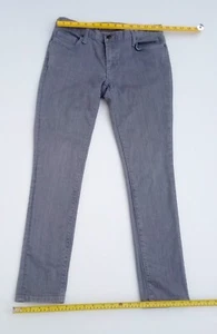 Gap Ladies Skinny Slim Jeans Grey Size W30 L29 Stretch Casual Low Rise - Picture 1 of 3