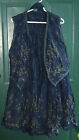 Women's Cherub tiered ruffled skirt & vest size S M L USED holiday party church