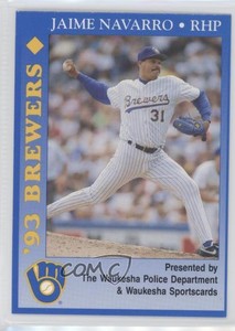 1993 Milwaukee Brewers Police Waukesha Police Jaime Navarro