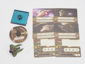 STAR WARS X-WING 1ST EDITION M3-A INTERCEPTOR. GREEN 1233 - Picture 1 of 1