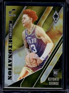 2023-24 Panini Phoenix #11 Keyonte George SN,RC,/35 Operation Detonation Yellow - Picture 1 of 2