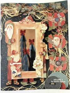 Ho Ho Ho Volume 2 Sandra Malone Tole Painting Book Christmas Santa Tree Topper - Picture 1 of 9