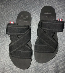 Hunter Marken Pantoletten Sandalen Gr. 9 schwarz Original Strand/Spaziergang Plateau NEU - Bild 1 von 7