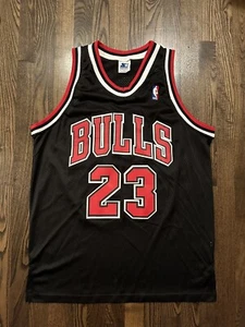 RARE Authentic Starter MICHAEL JORDAN #23 Chicago Bulls Jersey Size 48 Large - Picture 1 of 5