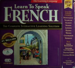 Learn to Speak French: version 7.0 by The Learning Company #1 Selling Program - Picture 1 of 1