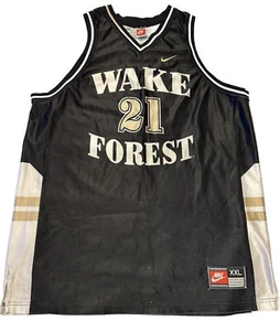Tim Duncan Wake Forest Nike NCAA Vintage Basketball Jersey Size XXL - Picture 1 of 3