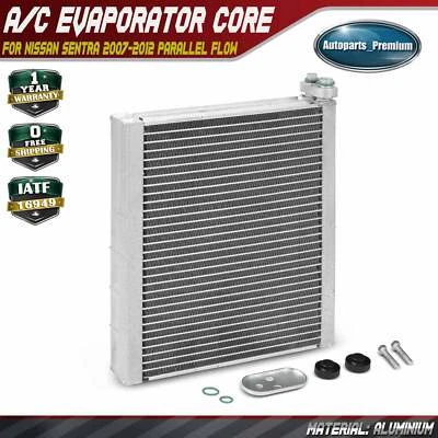 Núcleo evaporador de aire acondicionado para Nissan Sentra 2007-2012 L4 2,0 L L4 2,5 L flujo paralelo Foto 1 de 4