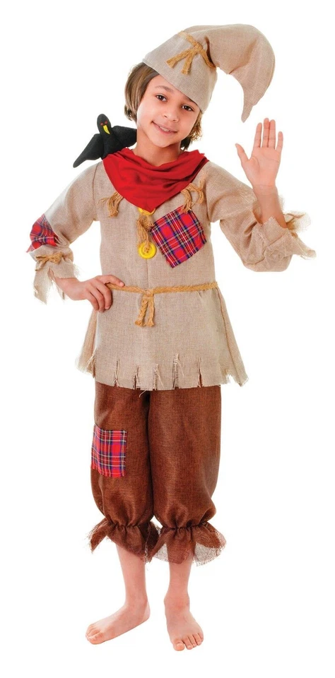 Childs Scarecrow Fancy Dress Costume Age 7-9 Years - Image 1 of 1