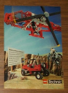 Publicidad rara LEGO Technic 8856 helicóptero de rescate 8810 8820 1991 - Imagen 1 de 1