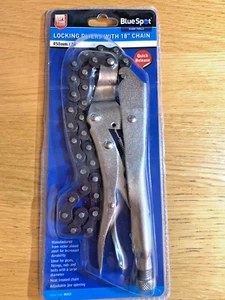 BlueSpot Locking Mole Grip Chain Wrench Pliers Pipe Oil Filter Tool BSP06523-NEW - Picture 1 of 1