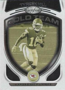 2021 Panini Certified TYREEK HILL Kansas City Chiefs Gold Team Insert # GT-13 - Picture 1 of 2