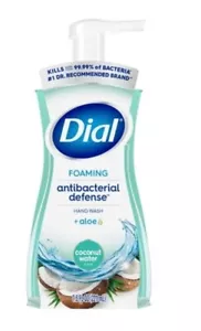 Dial Foaming Antibacterial Defense Hand Wash + Aloe, Coconut Water, 7.5 Fl. Oz. - Picture 1 of 1