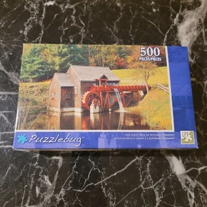 NEW Puzzlebug LPF Jigsaw Puzzle - Old Grist Mill in Autumn, Vermont - 500 Pieces - Picture 1 of 1
