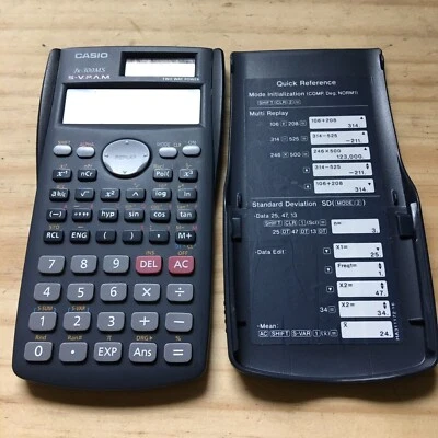 Casio FX-300MS Two Way Power Solar/Batter Scientific Calculator W/ Cover S-VPAM - Image 1 of 4