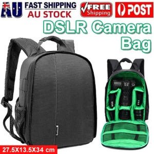 Shockproof Waterproof SLR DSLR Camera Backpack Bag For Sony Nikon Canon AU - Picture 1 of 7