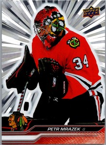 2023-24 Upper Deck Series 1 Starburst Petr Mrazek Chicago Blackhawks #40