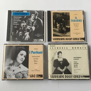 RARE SRO CD LOT CLASSICAL OPERA 800 SERIES 50's-60's Don Carlo Lucrezia Borgia  - Foto 1 di 7
