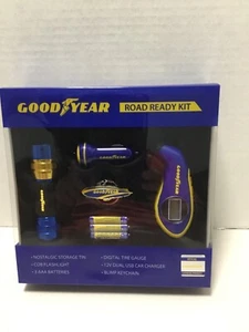 GOOD YEAR ROAD READY KIT Flashlight+Digital Tire Gauge+12V Dual USB Car Charger - Picture 1 of 7