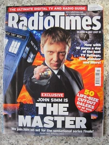 BBC Radio Times 30 June - 6 July 2007 Collectors Cover - Picture 1 of 1