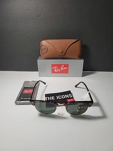 Ray-Ban 0RB3016 Ray- Ban Clubmaster Mock Tortoise On Arista **NWT** - Picture 1 of 7