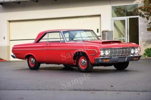 Retro Plymouth 1964 Belvedere Max Wedge Alta Resolución Decoración de Pared Impresión Foto Póster - Imagen 1 de 1