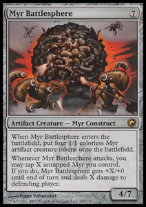 MTG Magic the Gathering Myr Battlesphere (180/259) Scars of Mirrodin LP - Picture 1 of 1