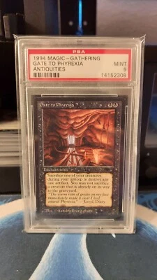 Gate To Phyrexia x1 PSA 9 MINT Antiquities Magic 1x Mint MTG  - Image 1 of 2