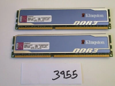 Kingston HyperX blu 2x2Gb=4Gb PC3-12800 1600Mhz DDR3 Desktop Memory RAM (3955) - Image 1 of 2