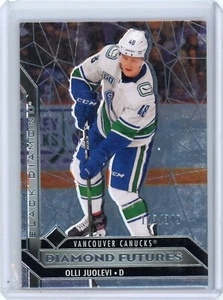 2020-21 UD Black Diamond Olli Juolevi Rookie Diamond Futures #d 113/349- Canuck - Picture 1 of 2