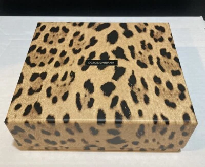 Dolce & Gabbana Leopard Print Animal Print Gift Box NEVER USED Very Nice - Image 1 of 4