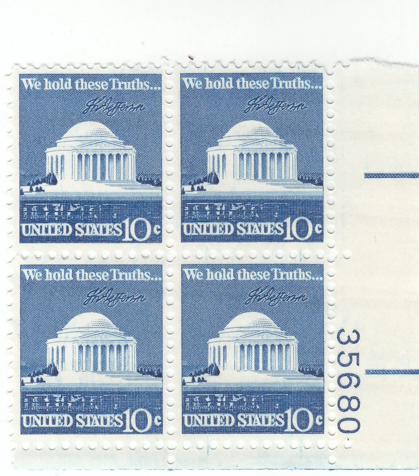 Scott #1510 - 10c blue - Jefferson Memorial - MNH - Image 1 of 1