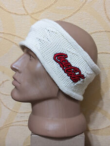 Coca Cola White Knit Headband
