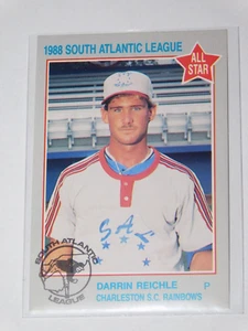 1988 GRAND SLAM SOUTH ATLANTIC LEAGUE ALL-STAR DARRIN REICHLE CARD #11 - Picture 1 of 2
