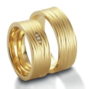 DISEÑO MADURO - ELEGANTES ANILLOS DE BODA / BRONCE - ORO - GRAN SELECCIÓN EN TIENDA - Imagen 1 de 1