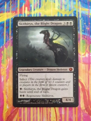 MtG: Skithiryx, the Blight Dragon - Scars of Mirrodin - Non Foil - Near Mint - Image 1 of 2