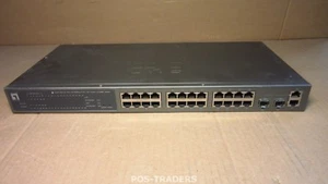 LevelOne GSW-2693 24-port 10/100 L2 manageable Ethernet PoE stacking switch - Bild 1 von 3