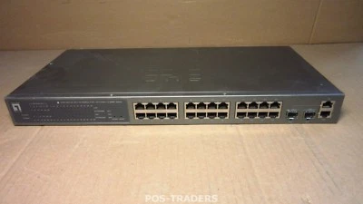 LevelOne GSW-2693 24-port 10/100 L2 manageable Ethernet PoE stacking switch - Bild 1 von 3