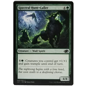 x1 Spectral Hunt-Caller J22 MTG M/NM Common Green Creature Wolf Spirit - Picture 1 of 3