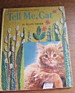 VTG WHITMAN "TELL ME, CAT" BOOK 1965 - Picture 1 of 6