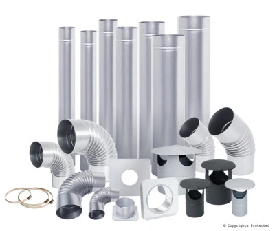 STEEL FLUE LINER PIPE ELBOW RAIN CAP  from 4 inch / 100 mm to 8 inch / 200 mm - Image 1 of 4