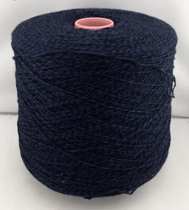 Filati Biagioli Modesto Cashmere 15 Knitting Yarn - Black/Navy - Picture 1 of 1