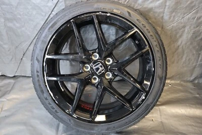 2022 HONDA CIVIC SEDAN SPORT OEM WHEEL & TIRE 18X8 +50 1/3 *CURB RASH* #9482 - Image 1 of 4