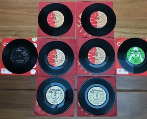 EMI COLUMBIA DEMOS Collection 8 x 7" 45 KING'S TREORCHY COLE WURZELS TRIBAN JUAN - Picture 1 of 2