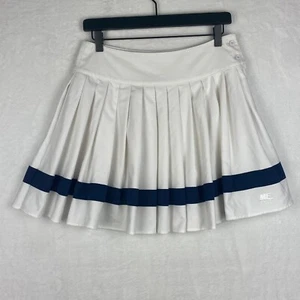 Reebok x Melody Ehsani Tennisrock Damen 25" weiß Plissee Pickle Ball Logo - Bild 1 von 9