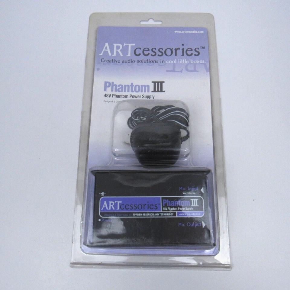 ART Phantom III Phantom Power Supply Mic Power Supply