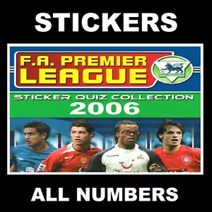 Pegatinas de la colección de cuestionarios de la liga Merlin Premier 2005/2006 - Imagen 1 de 239
