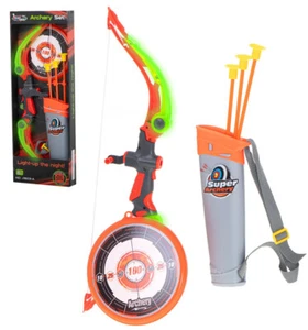 Kinder Bogenschießen A206 Pfeil und Bogen Kinderspielzeug Indianer Krieger Set - Bild 1 von 12